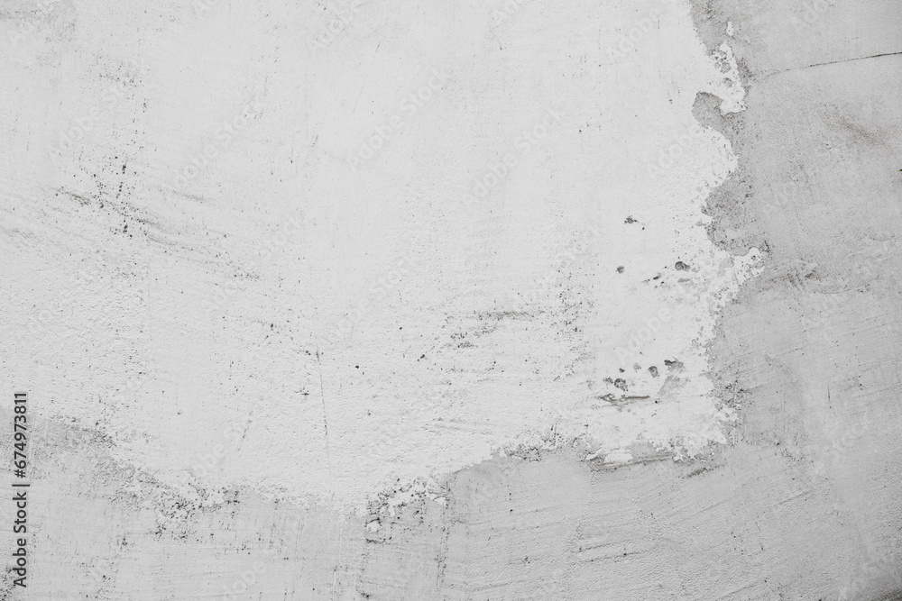 Fototapeta premium White wall Grungegray texture wall background copy space