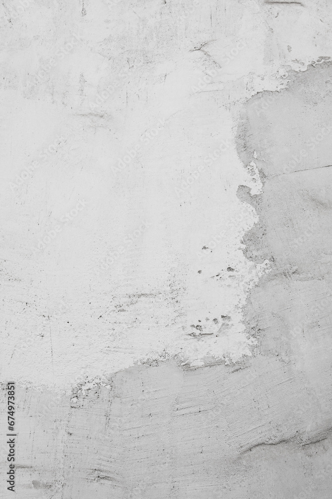 Obraz premium White wall Grungegray texture wall background copy space