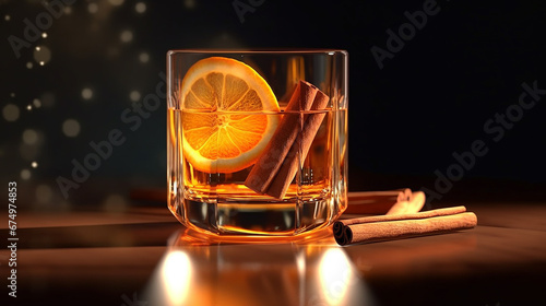 cocktail drink whiskey mickey glass brew coffee sour image Ai generated art