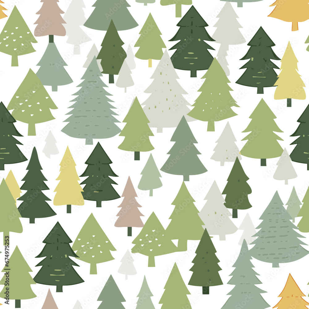 christmas trees pattern