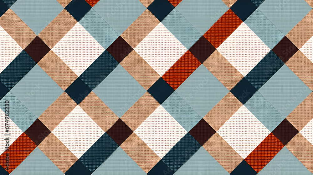 seamless checked pattern | generative AI seamless checked pattern | generative AI