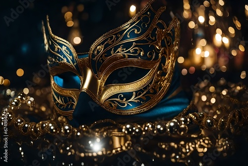 The atmosphere of a New Year's Eve masquerade ball.