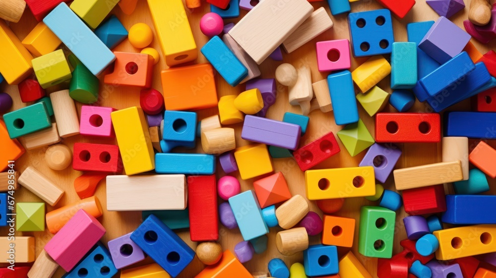 Baby kids toys frame on background, Toy many colorful educational wooden. play, Top view, executive function, kid, skill, education, intelligence quotient, emotional quotient, childhood, development Baby kids toys frame on background, Toy many colorful educational wooden. play, Top view, executive function, kid, skill, education, intelligence quotient, emotional quotient, childhood, development