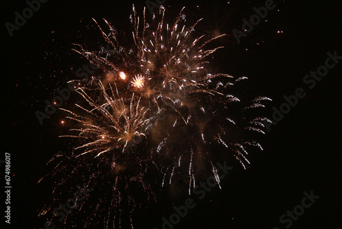 Wallpaper Mural fireworks in the night sky Torontodigital.ca