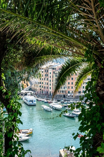 Fototapeta Naklejka Na Ścianę i Meble -  Scenic view of the coastal Liguria Region in Italy.