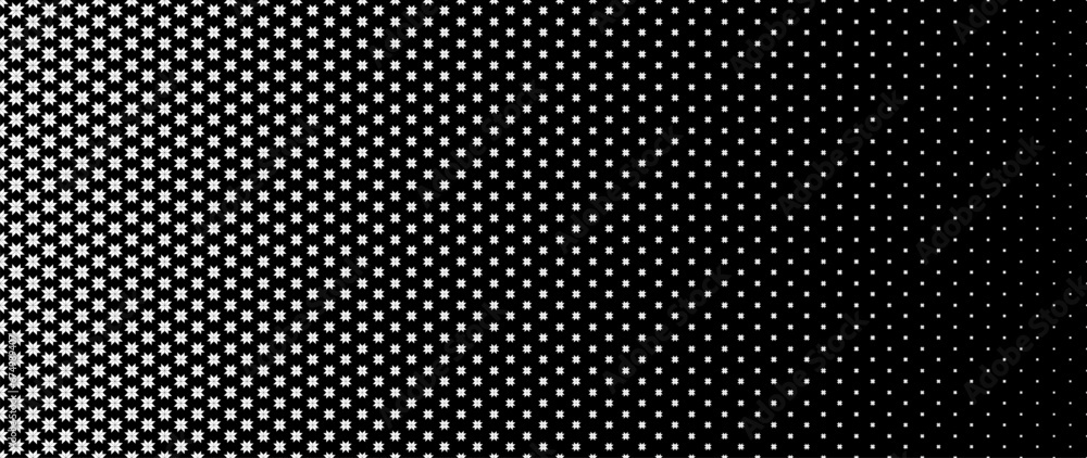 Horizontal white flower design for pattern and background Horizontal white flower design for pattern and background