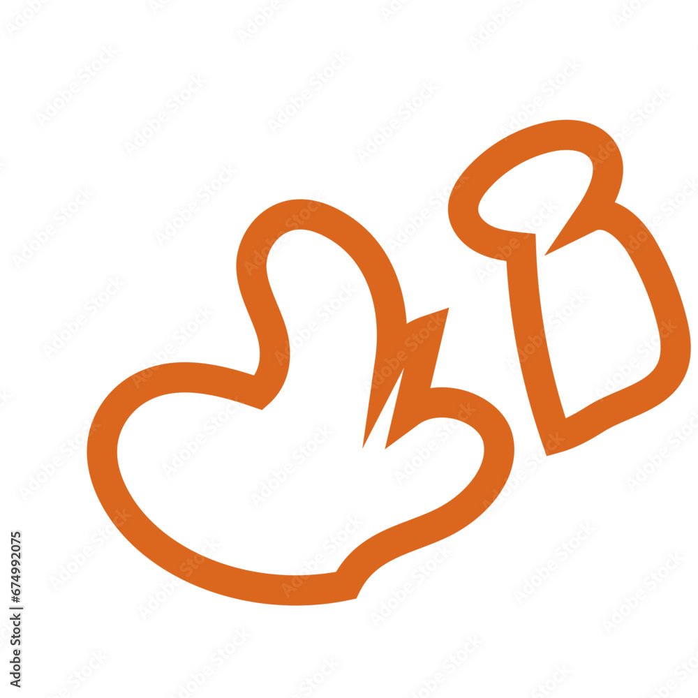 Obraz premium Abstract Shapes Outlines Decorative 