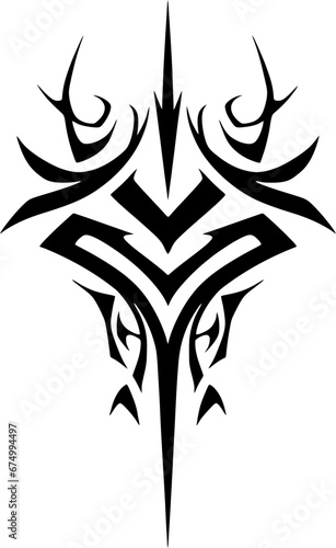 Neo tribal art pattern 