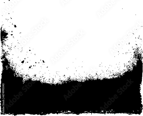 Dirty grunge frame border