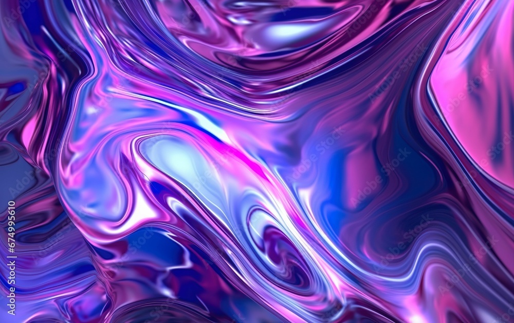 AI generated illustration of an abstract painting of a blend of royal ...
