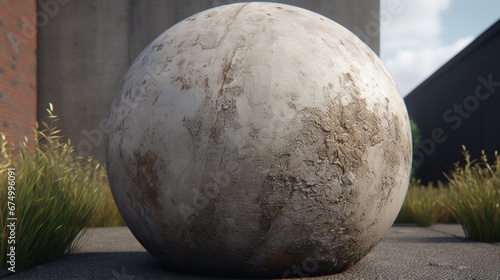 Concrete texture pbr cracked road substance designer wall image AI generated art