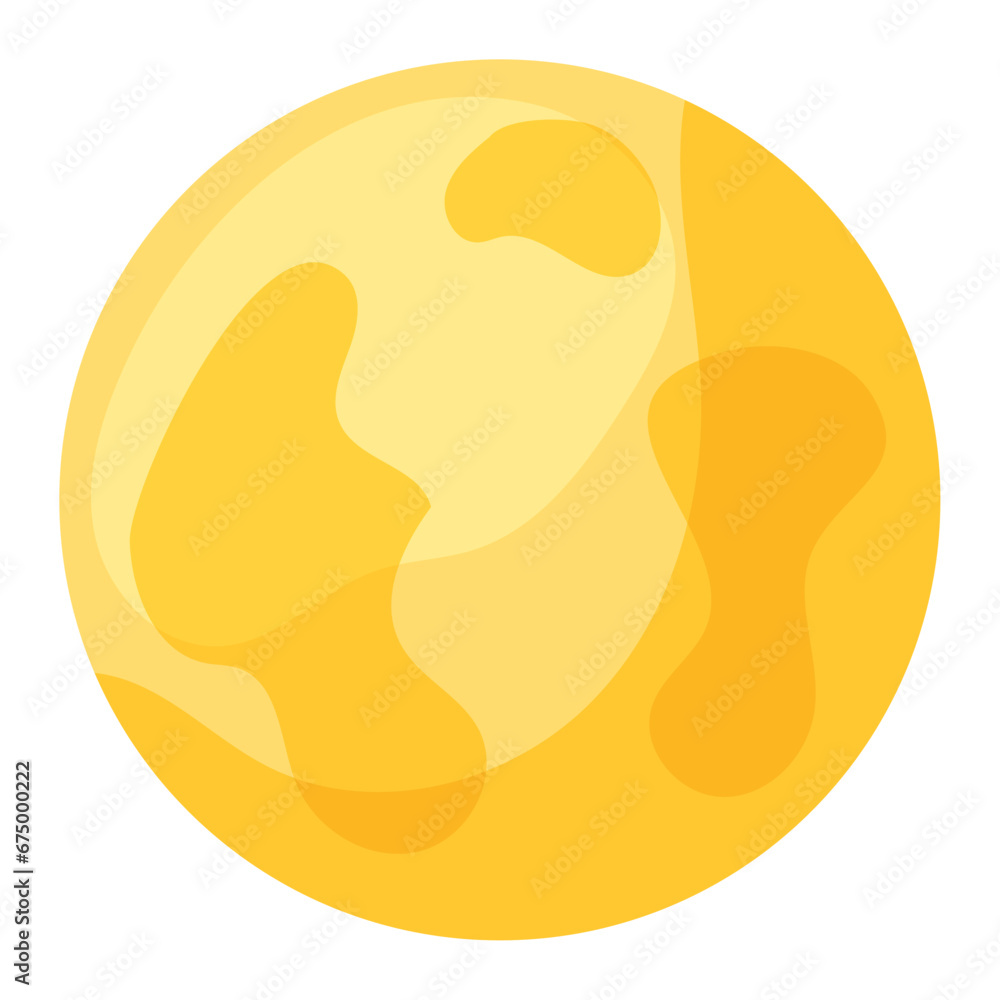 Isolated moon icon Astrology concept Vector
