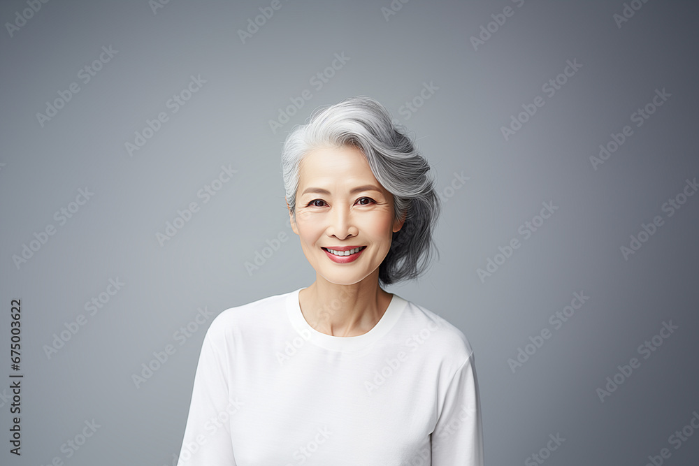 Fototapeta premium 美しいシニア女性