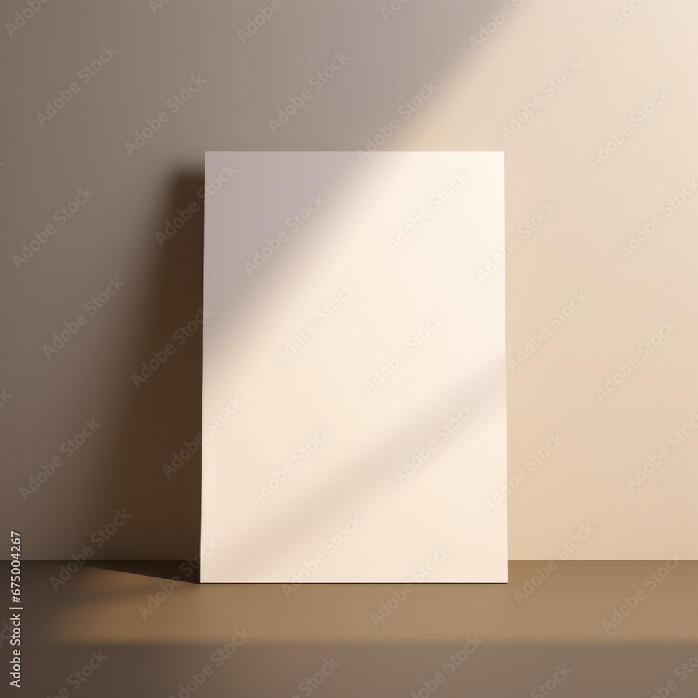 Elegant Minimalism Mockup Poster. Art Style, Sophisticated Framed Poster, Perfect for Modern Design Visualizations. Generated AI. Elegant Minimalism Mockup Poster. Art Style, Sophisticated Framed Poster, Perfect for Modern Design Visualizations. Generated AI.