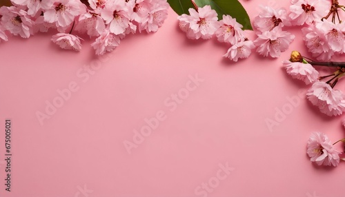 Wallpaper Mural Springtime composition with flowers - Light pink background for wedding or Mother’s Day card in flat lay style Torontodigital.ca