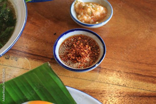 Thai dipping spicy sauce 