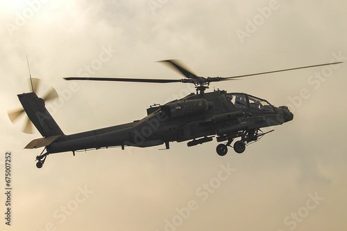 AH 64 Apache attack helicopter photo