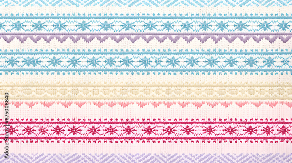 Fair Isle pattern wallpaper | generative AI Fair Isle pattern wallpaper | generative AI