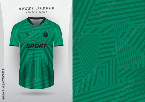 background for sports jersey football jersey running racing jersey with zebra pattern overlay in dark green and light green.