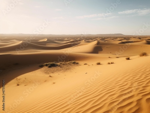 AI generated illustration of the Sahara Desert