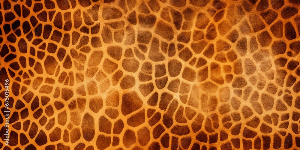 giraffe texture pattern seamless repeating brown burgundy white orange. - obrazy, fototapety, plakaty 
