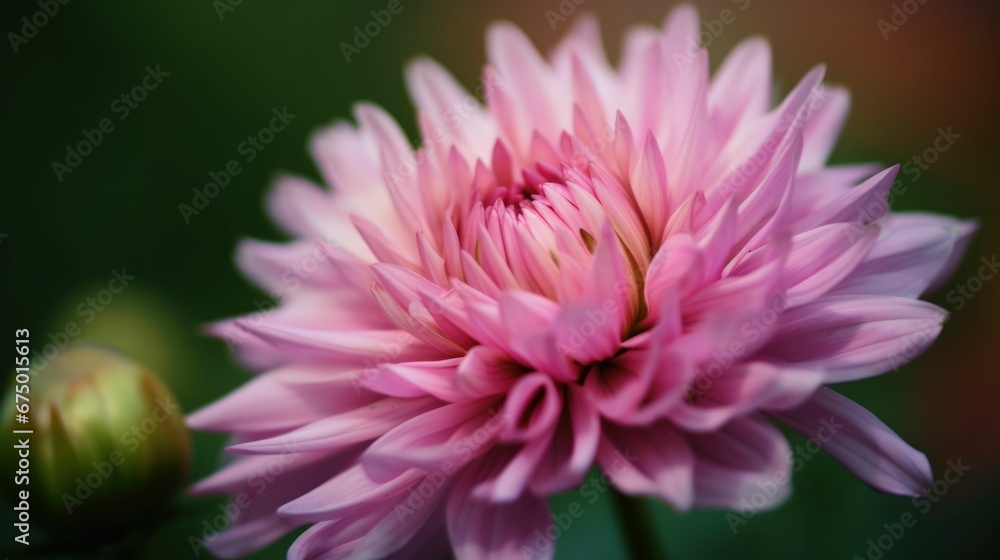 AI-generated illustration of a pink chrysanthemum growing in a field AI-generated illustration of a pink chrysanthemum growing in a field