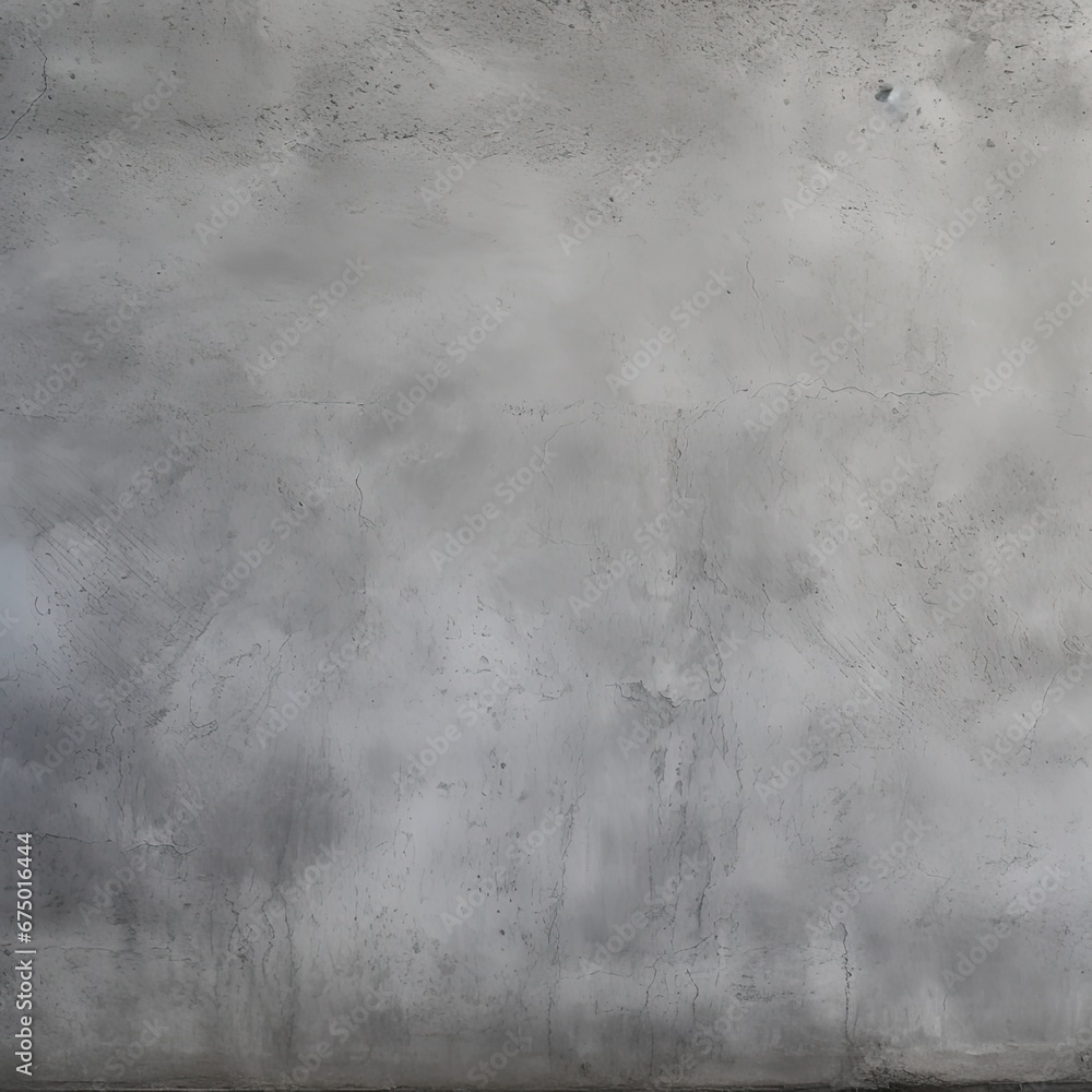 Fototapeta premium Plain concrete wall texture. Generative AI