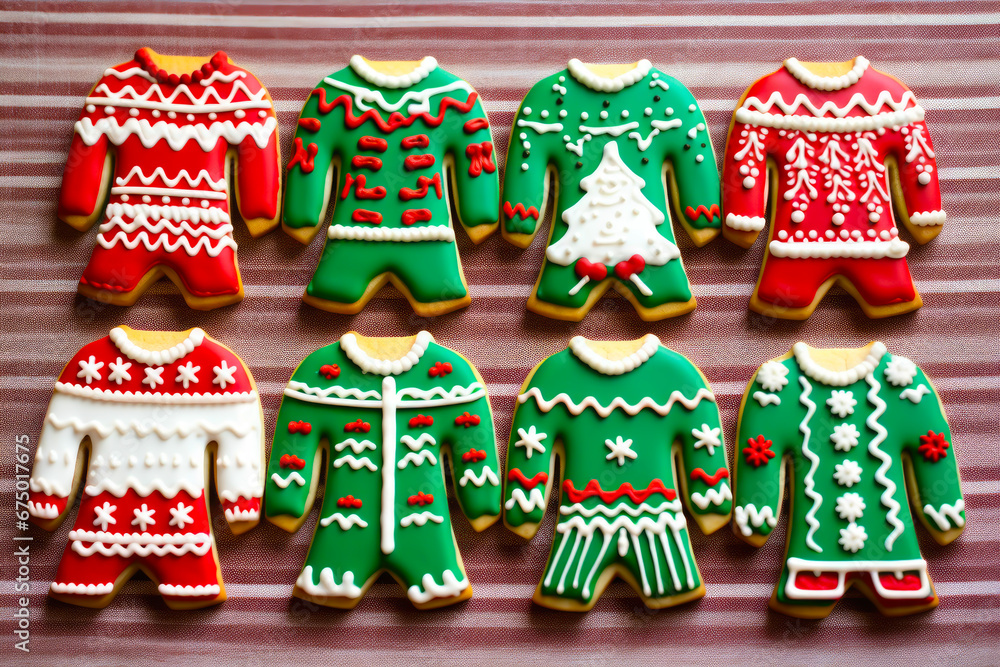 Ugly Sweater Cookies christmas sweet recipes