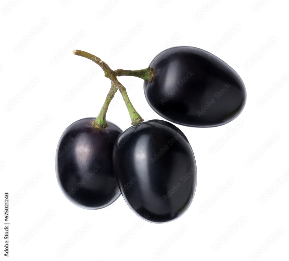 Delicious ripe dark blue grapes isolated on white Delicious ripe dark blue grapes isolated on white