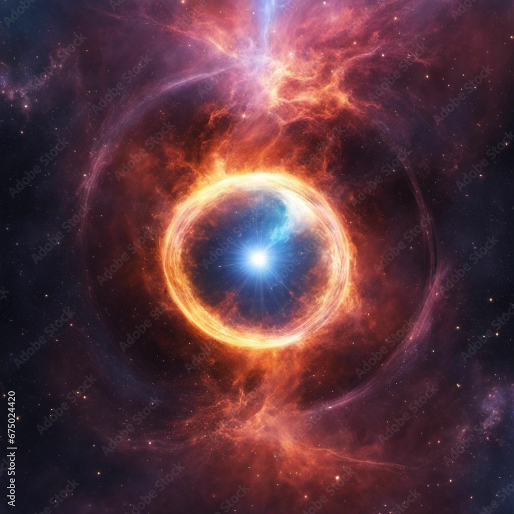 AI generated illustration of a night sky with a backdrop of stars and a galaxy AI generated illustration of a night sky with a backdrop of stars and a galaxy