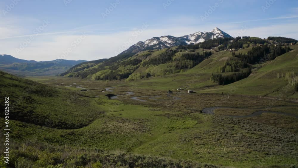 Gentle Push in Colorado East River and Crested Butte Mountain Gentle Push in Colorado East River and Crested Butte Mountain