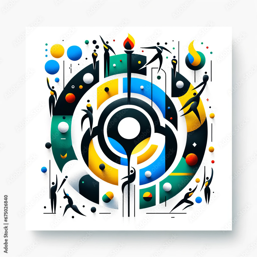 Obraz premium Illustration for Global Games