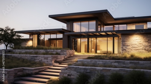 A Cutting-Edge Solar-Powered House: A Modern Western Style Marvel