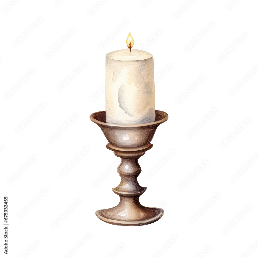 candlestick with candle candlestick with candle