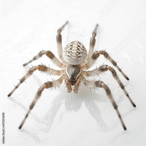 AI generated illustration of a macro of a spider