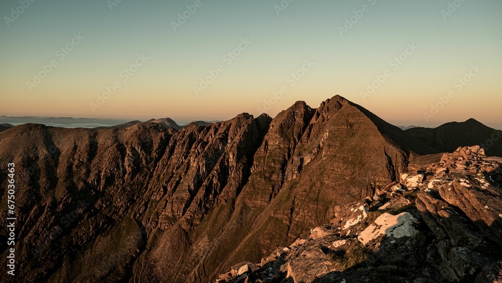 Teallach mountain in Scotland, embodying the stunning beauty of the Scottish landscape