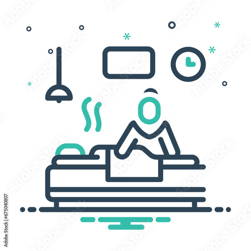 Mix icon for massage  
