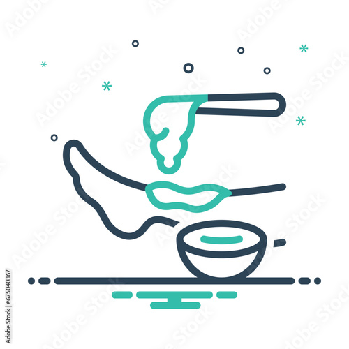 Mix icon for waxing 