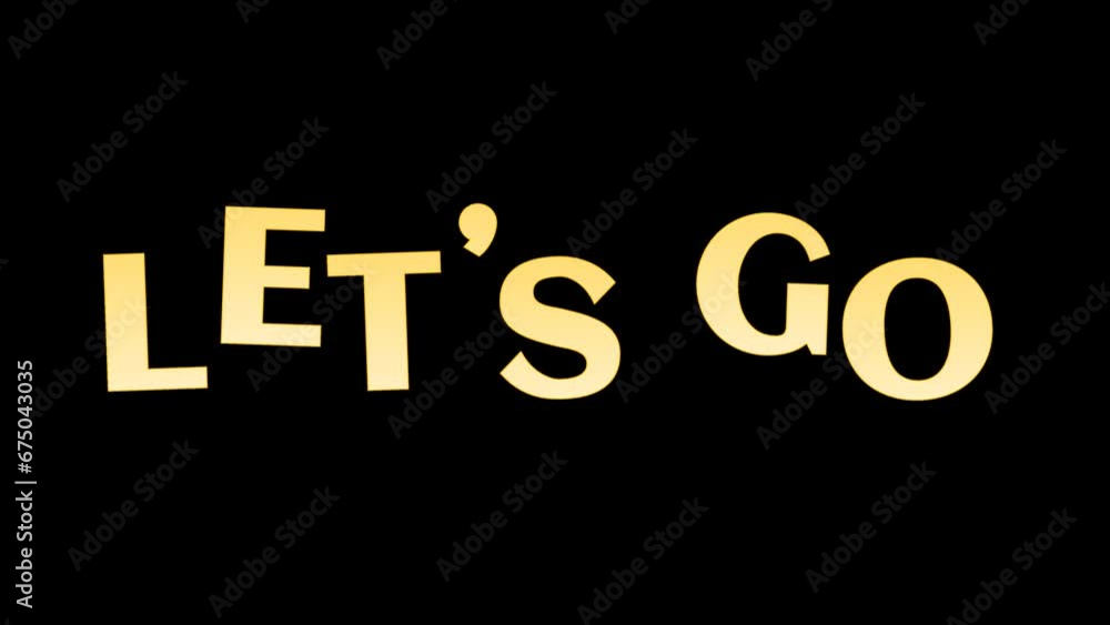 An animated video with the words An animated video with the words