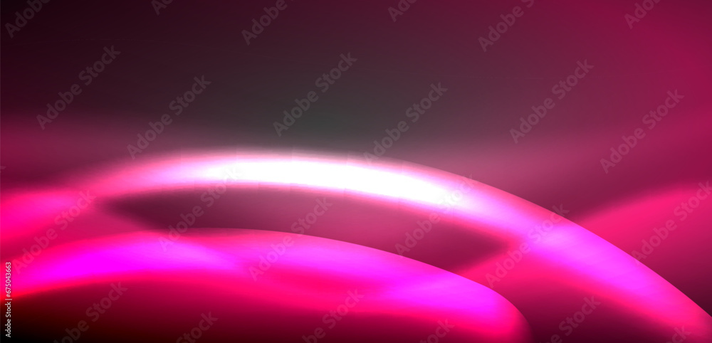 Neon-lit waves surge across background, mesmerizing dance of luminescence and motion. Dynamic backdrop captures essence of energy and modern aesthetics Neon-lit waves surge across background, mesmerizing dance of luminescence and motion. Dynamic backdrop captures essence of energy and modern aesthetics