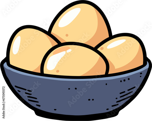 eggs in a bowl