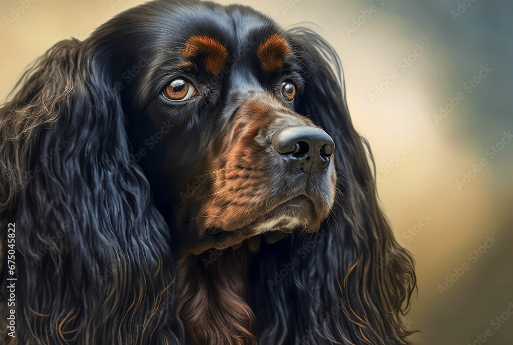 AI generated illustration of Cavalier King Charles Spaniel AI generated illustration of Cavalier King Charles Spaniel