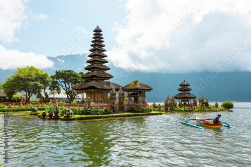 Scenic view of a traditional  historical temple located in beautiful Bali  Indonesia