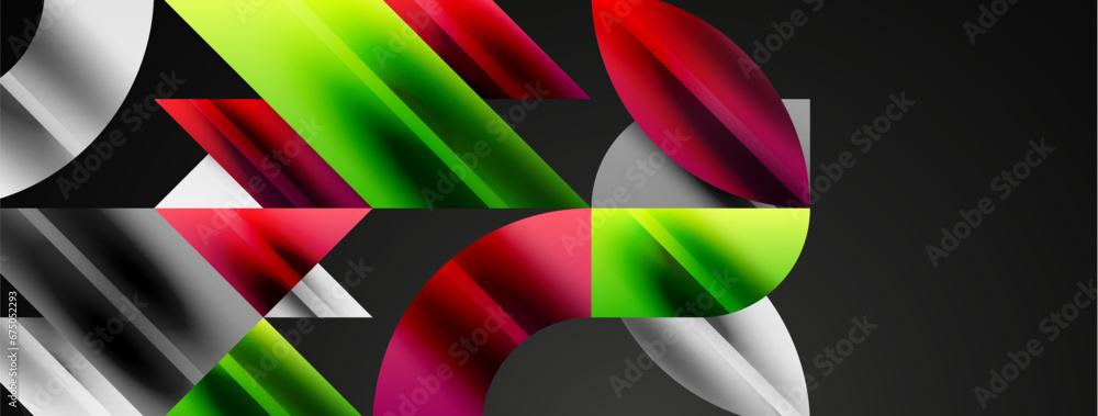 Abstract geometric shapes symbolizing creative technology, digital art, social communication, and modern science. Ideal for posters, covers, banners, brochures and websites Abstract geometric shapes symbolizing creative technology, digital art, social communication, and modern science. Ideal for posters, covers, banners, brochures and websites
