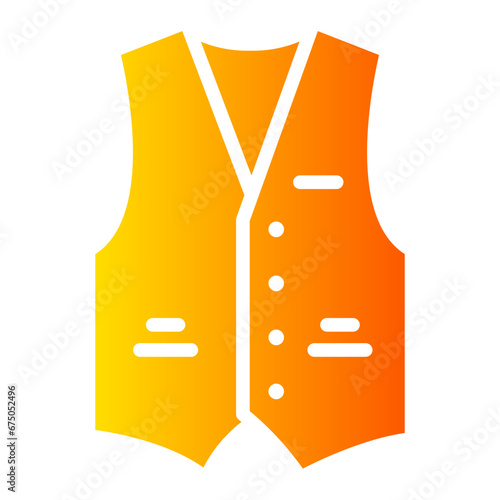 waistcoat Gradient icon
