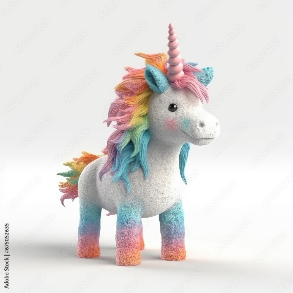 Cute unicorn cartoon character Cute unicorn cartoon character