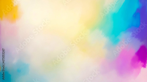 Colorful watercolor art background, Watercolor abstract texture for cards, watercolour banner, Stucco, Wall, Brushstrokes and splashes,