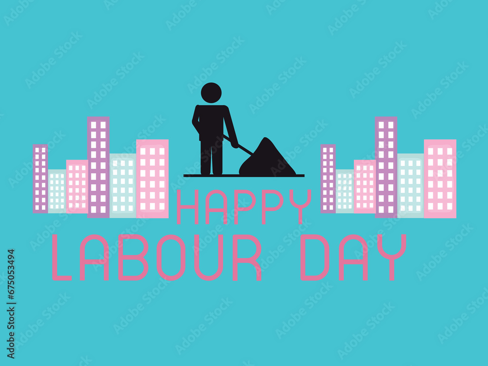 Obraz premium World Labour Day 1 May.