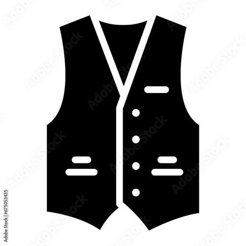 waistcoat Solid icon