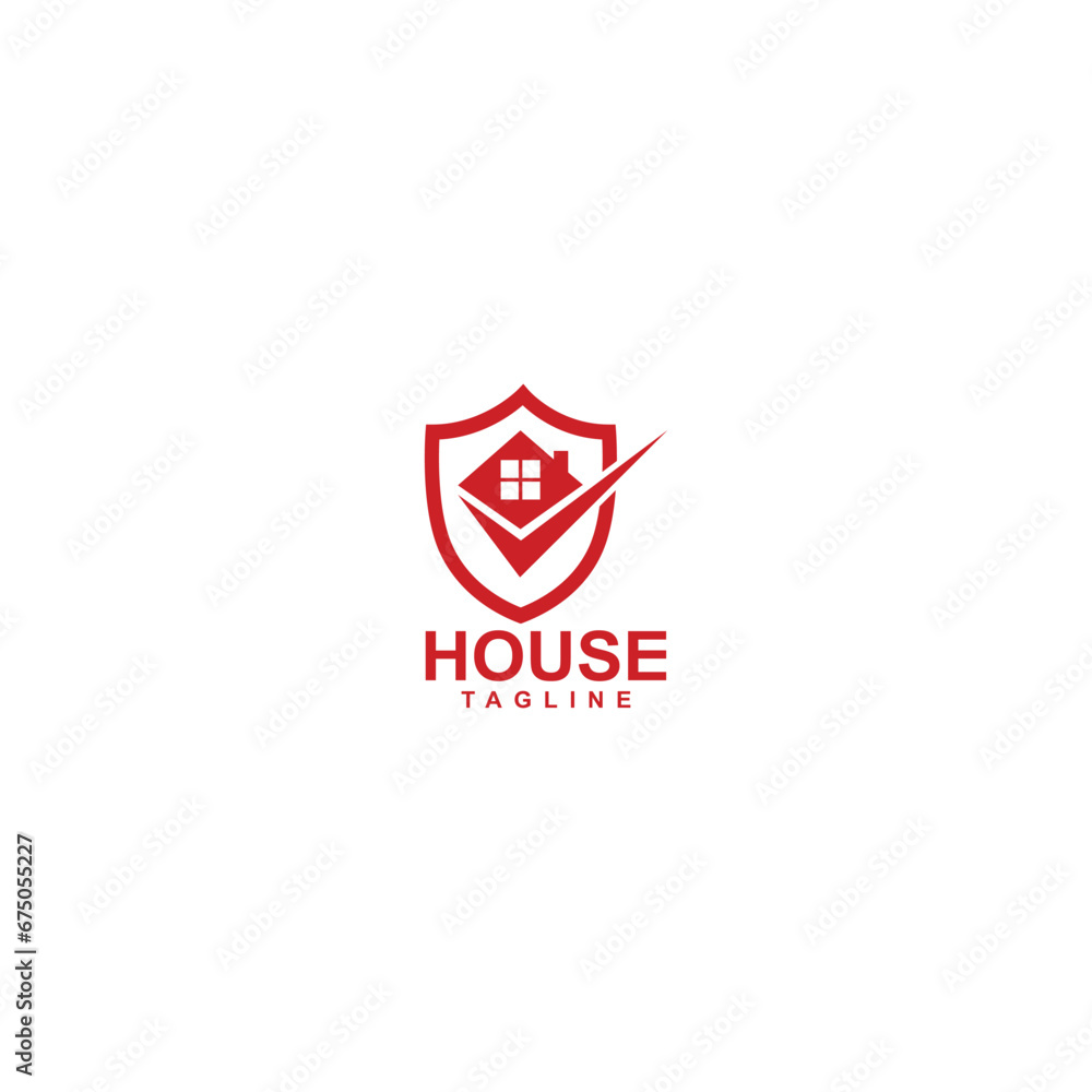 Home Shield right symbol Logo Template Design Home Shield right symbol Logo Template Design